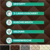novely® ALPEN Velours-Polsterstoff 3-lagig gesteppt - Produktbild-Vorschau 2