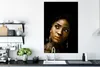 MuchoWow® Poster Frau - Ohrringe - Gold 80x120 cm - Produktbild-Vorschau 3