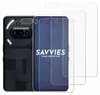 A product shot of screen protectors and a phone back. Produktbild-Vorschau