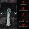 HOMCOM Halloween Dekoration Skelett mit Rot Leuchtende Produktbild-Vorschau 7