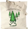 Lauf Forest Lauf Tannenbaum Jutebeutel - Wortwitz Geschenk Produktbild-Vorschau 1