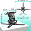 Duronic PB03XB Beamerhalterung - Projektor Deckenhalterung Produktbild-Vorschau 2