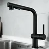 AICA Messingkern Wasserhahn Küche L-förmig Ausziehbar 2 Produktbild-Vorschau 1