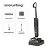 The image shows a vacuum cleaner and its accessories, along with text indicating the contents of the package. Produktbild-Vorschau
