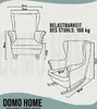 DomoHome Relaxsessel Armlehnensessel Armlehnen Produktbild-Vorschau 5