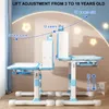 2Pcs/Set Kinder Studie Schreibtisch Stuhl Set, Produktbild-Vorschau 8