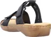 Rieker Damen Pantolette mit Klettverschluss und T-Riemen Produktbild-Vorschau 3