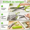 Kräuterschere 5-Klingen, Küchen-Gemüseschere mit Produktbild-Vorschau 2