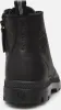 A rear view of a black leather boot. Podgląd zdjęcia produktu
