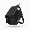 65W USB-C Schnellladegerät mit ausziehbarem Kabel, PD Fast Produktbild-Vorschau 1