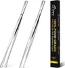 Pinze per grigliare Pinze da cucina lunghe 30CM in acciaio Anteprima dell’immagine prodotto 1