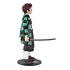 A side profile of an action figure of Tanjiro Kamado from Demon Slayer, holding a sword. Anteprima dell’immagine prodotto