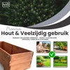 IvoQ Houten Plantenbak – 120x40x32 cm – Massief Hout – Productafbeelding-voorbeeld 7