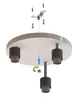 Lampa sufitowa żyrandol Plafon Metalowa LOFT LED 3xE27 Podgląd zdjęcia produktu 5