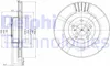 2x DELPHI Bremsscheibe BG3413 für SUBARU FORESTER (SG) Produktbild-Vorschau 1