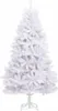 vidaXL Künstlicher Weihnachtsbaum Klappbar mit Ständer Weiß Produktbild-Vorschau 1