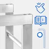 CLP Kaminholzständer Keri V2 Edelstahl edelstahl 25x80x150 Produktbild-Vorschau 7