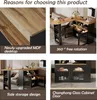 Ausziehbarer Bartisch 138-193x39x105cm – drehbarer Esstisch Produktbild-Vorschau 11