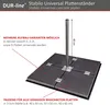 DUR-line Stabilo 4-Plattenständer Edelstahl bis 90 cm Produktbild-Vorschau 8