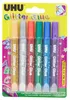 UHU YOUNG CREATIV' Glitter Glue ORIGINAL, 6x10ml, 6 Farben Produktbild-Vorschau 10