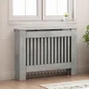 vidaXL Osłona grzejnika betonowa szara 112 x 19 x 81,5 cm Podgląd zdjęcia produktu 3