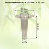 MePla - Bodenvaseneinsatz ø22,5 / h 32 transparent Produktbild-Vorschau 2