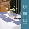 JEMIDI 6er Set Tischset gerippt Rautenmuster - 6 Tischsets Produktbild-Vorschau 4