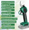 UISEBRT Elektrické zahradní nůžky Zahradní nůžky Náhled obrázku produktu 11