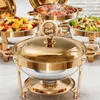WARMOUNTS 5QT Chafing Dish Set 4ks – kulatá nerezová sada Náhled obrázku produktu 1