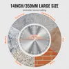 VEVOR Diamantsägeblatt, 14 Zoll/350 mm Betonsägeblatt nass Produktbild-Vorschau 5