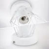 B.K.Licht Deckenleuchte Vintage Draht Weiß Ø16,5cm max. 40W Produktbild-Vorschau 4