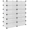 vidaXL Schuhregal Transparent 94,5x36,5x106 cm PP -  Produktbild-Vorschau 6
