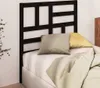 The Living Store Bett-Kopfteil Schwarz 81x4x104 cm Produktbild-Vorschau 3
