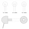 12 x Schiuma Auricolari in Silicone Ricambio per Auricolari Anteprima dell’immagine prodotto 4