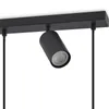 Lindby Hängeleuchte Sanad, 116 cm, 9-flg., schwarz, GU10 Produktbild-Vorschau 7