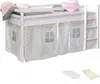 Homestyle4u Kinder Hochbett 90x200 weiss mit Matratze Produktbild-Vorschau 14