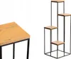 Howhomely Sgabello per fiori in metallo nero 110 cm - Anteprima dell’immagine prodotto 6