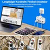 6v1 prodlužovací kabel s jednotlivými vypínači, zásuvka s Náhled obrázku produktu 4