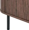 BELIANI TV-Möbel Dunkelbraun MDF-Platte mit 2 Schiebetüren Produktbild-Vorschau 7