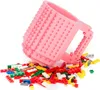 Tazza da caffè Brick Mug rosa – Tazza creativa a forma di Anteprima dell’immagine prodotto 2