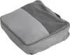 A gray packing cube with a mesh top is shown against a white background. Produktbild-Vorschau
