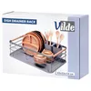 A product box for a dish drainer rack, showing the product inside and product dimensions. Produktbild-Vorschau