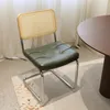 2er Set Kunstleder Esszimmerstühle Chrombeine Mid-Century Produktbild-Vorschau 9
