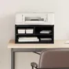 vidaXL Supporto per stampante, nero, aspetto legno di Anteprima dell’immagine prodotto 4