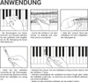 kwmobile Klavier Keyboard Noten Aufkleber - für 49 61 76 88 Produktbild-Vorschau 2