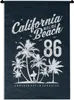 MuchoWow® Wandteppich Wandbehang Strand - Palme - Retro Produktbild-Vorschau 1