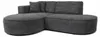 Kaiser Möbel Ecksofa L-form, Cordstoff Velo, Dunkelgrau, Produktbild-Vorschau 3