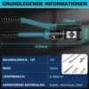 16T Hydraulische Presszange mit Kabelschere 13 Einsätzen Produktbild-Vorschau 4