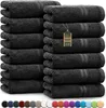 Frottier Gästetücher 12er Pack 30x50cm, 100% Baumwolle, Produktbild-Vorschau 1