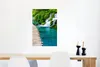 MuchoWow® Poster Brücke - Wasser - Pflanzen - Wasserfall - Produktbild-Vorschau 5